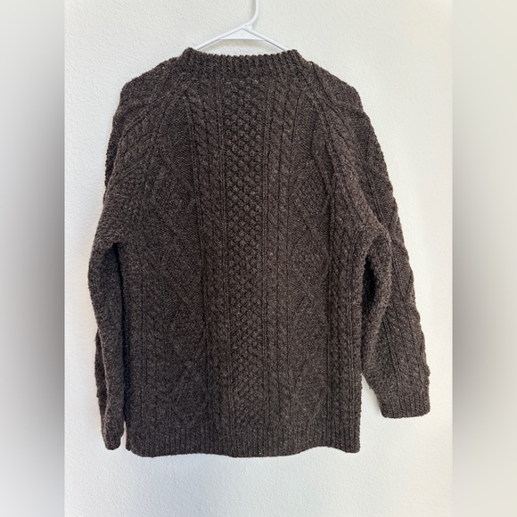 Vintage Kennedy of Ardara Ireland Cable Hand Knit 100% Wool fisherman Sweater - Picture 9 of 12